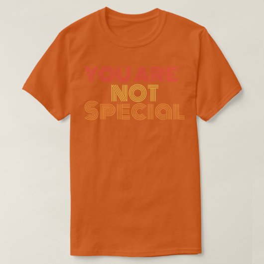 君は特別だ Tシャツ (デザイン正面)