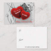 君は特別なバレンタインだ ノートカード (正面/裏面)