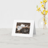 君は独りで上手くいく人ではない カード (黄色い花)