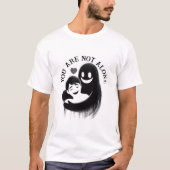 君は独りで心地よいTシャツじゃない Tシャツ (正面)