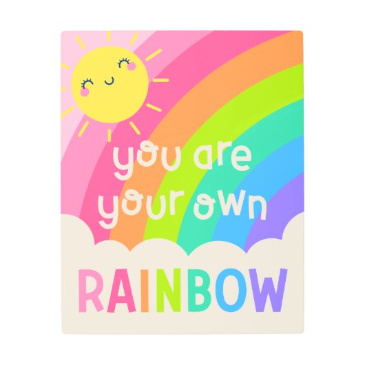 君は独り決めだ メタルプリント (正面)