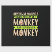 君は猿になれる ラッピングペーパー (フラット)