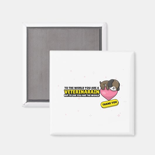 君は獣医だが我々にとって君は世界だ マグネット (正面/裏面)