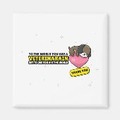 君は獣医だが我々にとって君は世界だ マグネット (正面)