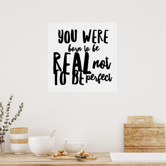 君は生まれ完全に実在なりなかった ポスター (キッチン)