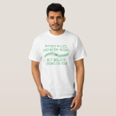 君は生物学が受け入れられる Tシャツ (正面フル)