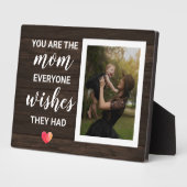 君は皆が望んでいた母親だ フォトプラーク (側面)