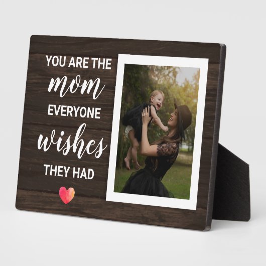 君は皆が望んでいた母親だ フォトプラーク (側面)