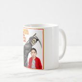 君は皮肉違うな暗おもしろい笑い声だ コーヒーマグカップ (正面右)