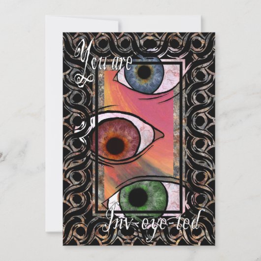 君は目が離せない 招待状 (正面)