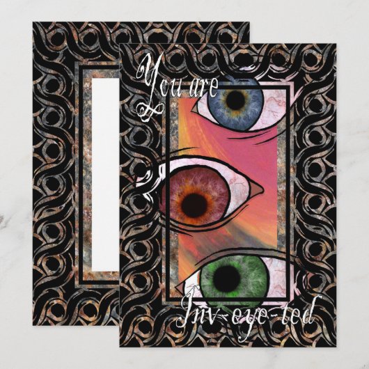 君は目が離せない 招待状 (正面/裏面)