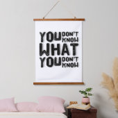 君は知らないことを知らぬ 吊り下げ型タペストリー (寝室)