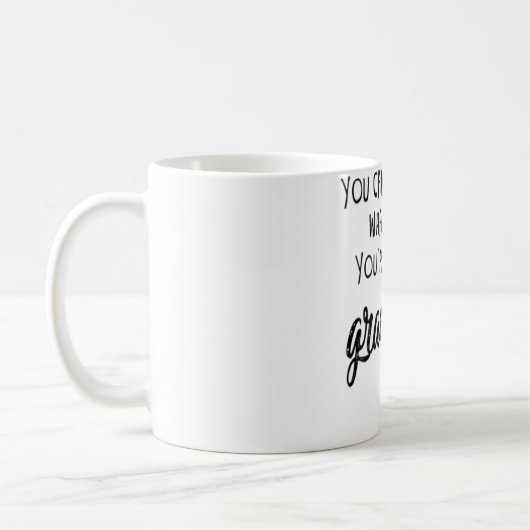 君は私のおじいさんじゃないから何をすればいいか言えないよ コーヒーマグカップ (左)