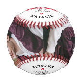 「君は私のキャッチ最高のの彼氏のカップルの写真 野球ボール (正面)