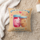 君は私のゼリーのピーナッツバターだ クッション (ブランケット)