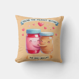 君は私のゼリーのピーナッツバターだ クッション