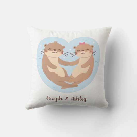 君は私の半分の可愛い夫婦だ クッション (裏面)