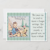 君は私の招待され誕生日パーティーに行く 招待状 (正面)