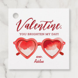 君は私の日サングラスバレンタインを明るくする フェイバータグ