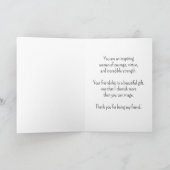 君は私の知る限り最強の女だ サンキューカード (内部)