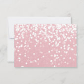 『君は私の花嫁の付き添いのカードになるか？ピンきらめくク』 招待状 (裏面)