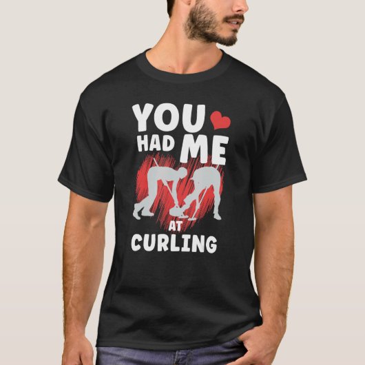 君は私をカーラーのカールで使っていた Tシャツ (正面)