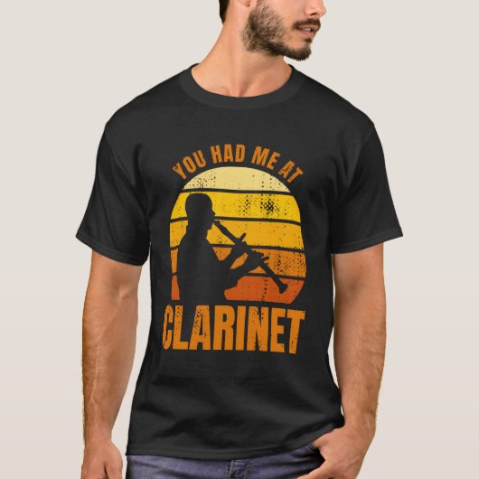 君は私をクラリネットに着けた Tシャツ (正面)