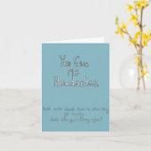 君は私与えの頭痛だ。カード カード (黄色い花)