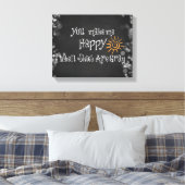 君は空が灰色になったら僕を幸せにする キャンバスプリント (インサイチュ (寝室))