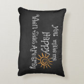 君は空が灰色の引用文で私を幸せにする アクセントクッション (裏面(縦))