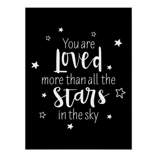 君は空の星よりも愛されている ポスター (正面)