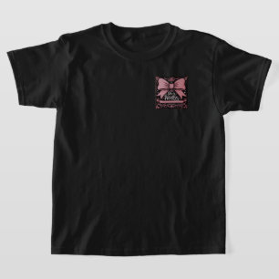君は立派だ、諺だ、黒いTシャツの娘だ Tシャツ