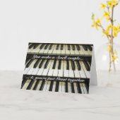 君は立派な夫婦だ カード (黄色い花)