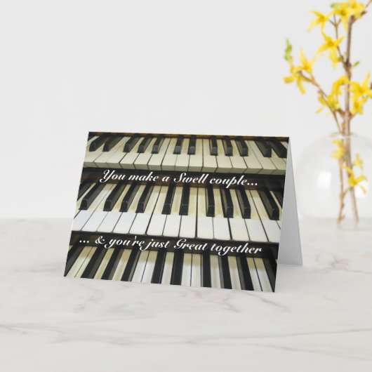 君は立派な夫婦だ カード (黄色い花)