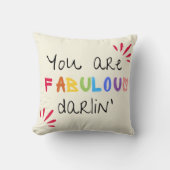 君は素晴らしいダーリンだね クッション (正面)