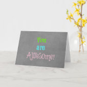 君は素晴らし引用文だ カード (黄色い花)