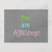 君は素晴らし引用文だ ポストカード (正面)