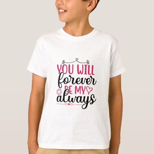 君は結婚永遠に僕の常になるだろう Tシャツ (正面)