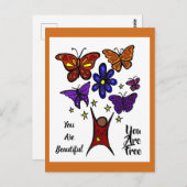 君は綺麗な葉書だ ポストカード (正面/裏面)