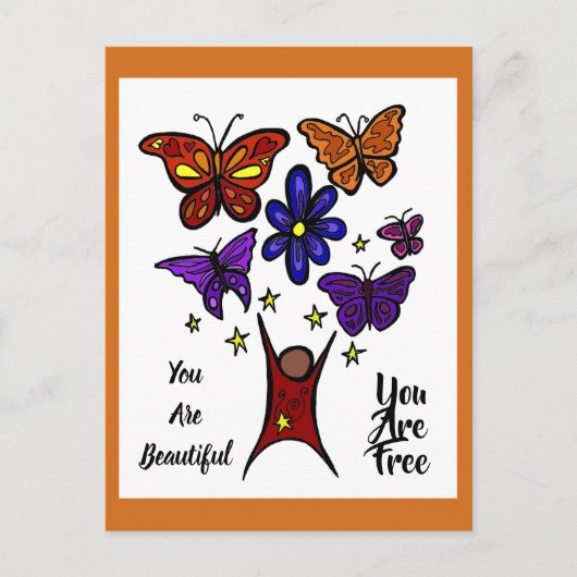 君は綺麗な葉書だ ポストカード (正面)