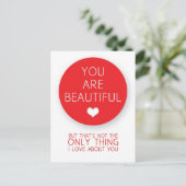 君は美しいが僕はそればかりではない ポストカード (スタンド正面)