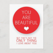 君は美しいが僕はそればかりではない ポストカード (正面)