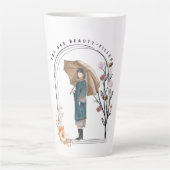 君は美しいだ カフェラテマグ (正面)