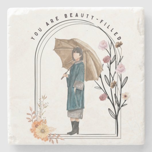 君は美しいだ ストーンコースター (正面)