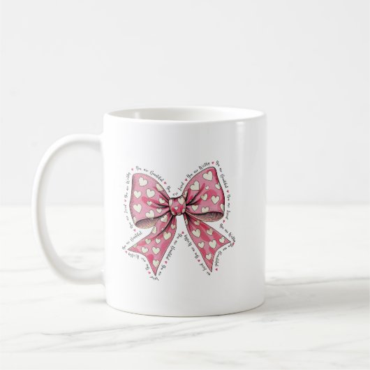 君は美しいに値する コーヒーマグカップ (左)