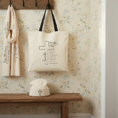 君は美しい十字架パーソナライズされただ トートバッグ