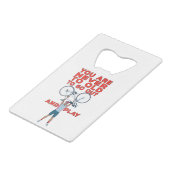 君は老けたことが無いから出て行け遊ん クレジットカード栓抜き (正面アングル)