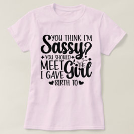 君は考え娘に逢うほどおもしろい悲しい Tシャツ