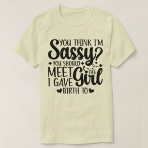 君は考え娘に逢うほどおもしろい悲しい Tシャツ