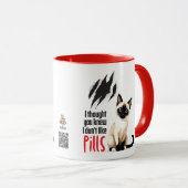 君は考え知っていた マグカップ (正面右)